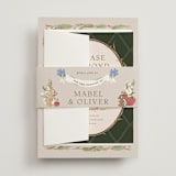 "Disney's Snow White Someday" - Wedding Invitations in Forest Floor by Erin L. Wilson - Assembled with Belly Band