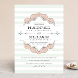 "Striped Sweet Nothings" - Wedding Invitations in Romantic by Tanya Lee of Frooted Design - Front