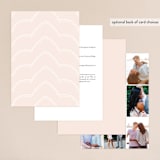"Striped Sweet Nothings" - Wedding Invitations in Romantic by Tanya Lee of Frooted Design - Back of Card