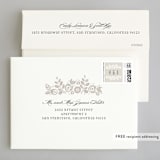 "White Shadows" - Wedding Invitations in Champagne by Jessica Williams - FREE Recipient Addressing