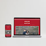 "Double Happiness Seal" - Wedding Invitations in Carmine by Lori James - FREE Wedding Website