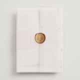 "colorwash floral" - Wedding Invitations in Blossom by Angela Marzuki - Assembled with Vellum Wrap and Wax Seal
