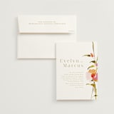 "colorwash floral" - Wedding Invitations in Blossom by Angela Marzuki - Invitation with Envelope