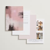 "Soft Overlay" - Wedding Invitations in Cloud by Mansi Verma - Back of Card