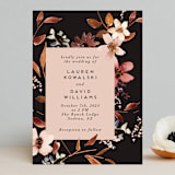 "Silky Way" - Wedding Invitations in Midnight by Petra Kern - Front