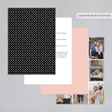 "Estate" - Wedding Invitations in Blush by Kim Dietrich Elam - Back of Card