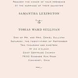"Estate" - Wedding Invitations in Blush by Kim Dietrich Elam - Close-Up