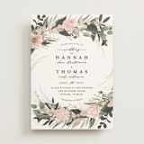 "Ivory Ring" - Wedding Invitations in Blush by Susan Moyal - Front