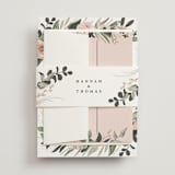 "Ivory Ring" - Wedding Invitations in Blush by Susan Moyal - Assembled with Belly Band