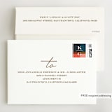 "painted colorblock" - Wedding Invitations in Poppy by Angela Marzuki - FREE Recipient Addressing
