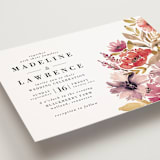 "Autumn Vows" - Wedding Invitations in Burnt Orange by Chris Griffith - Close-Up
