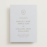 "callum" - Wedding Invitations in Lavender by Ellen Schlegelmilch - Front
