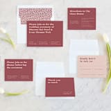 "headline" - Wedding Invitations in Rust by Melissa Egan of Pistols - Invitation Suite