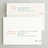 "Bold Type" - Wedding Invitations in Parrot by Owl and Toad - FREE Recipient Addressing