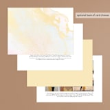 "The whisper of the waves" - Wedding Invitations in Sunrise by Helen Halik - Back of Card