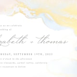 "The whisper of the waves" - Wedding Invitations in Sunrise by Helen Halik - Close-Up