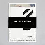 "Desenfadado" - Wedding Invitations in Black by Aspacia Kusulas - Assembled