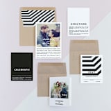 "Desenfadado" - Wedding Invitations in Black by Aspacia Kusulas - Invitation Suite