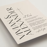 "Ascent" - Wedding Invitations in Ecru by Erica Krystek - Detail