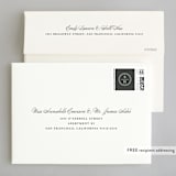 "Notable" - Wedding Invitations in Robins Egg by Olivia Raufman - FREE Recipient Addressing