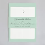 "Notable" - Wedding Invitations in Robins Egg by Olivia Raufman - Assembled