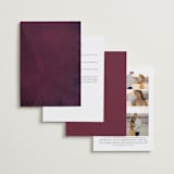 "Radiance" - Wedding Invitations in Kantha by Heather Cairl - Back of Card Options