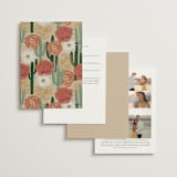 "boho desert" - Wedding Invitations in Sand by Cass Loh - Back of Card Options