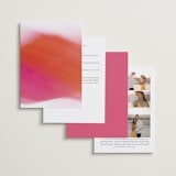 "Flamenco" - Wedding Invitations in Hibiscus by Catherine Culvenor - Back of Card Options