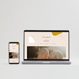 "Trust" - Wedding Invitations in Ochre by Wendy Chung - FREE Wedding Website