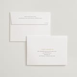 "Trust" - Wedding Invitations in Ochre by Wendy Chung - FREE Recipient Addressing