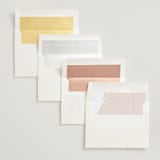 "Trust" - Wedding Invitations in Ochre by Wendy Chung - Envelope Liner Options