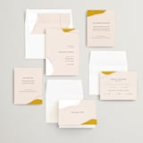 "Trust" - Wedding Invitations in Ochre by Wendy Chung - Invitation Suite