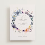 "Cheerful Bouquet" - Wedding Invitations in Chardonnay by Lori Wemple - Front