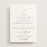 "Soar" - Wedding Invitations in Cream by Phrosné Barwood - Front