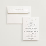 "Soar" - Wedding Invitations in Cream by Phrosné Barwood - Invitation with Envelope