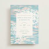 "Glisten" - Wedding Invitations in Rose Quartz by Sam Dubeau - Front