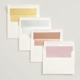 "Glisten" - Wedding Invitations in Rose Quartz by Sam Dubeau - Envelope Liner Options