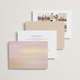 "Amanecer" - Wedding Invitations in Dawn by Tamara Hilje - Back of Card Options