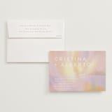 "Amanecer" - Wedding Invitations in Dawn by Tamara Hilje - Invitation with Envelope