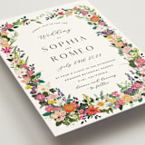 "Secret Garden" - Wedding Invitations in Daisy by Susan Moyal - Detail