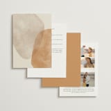 "leaf contour" - Wedding Invitations in Natural by Susan Zinader - Back of Card Options