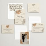 "leaf contour" - Wedding Invitations in Natural by Susan Zinader - Invitation Suite