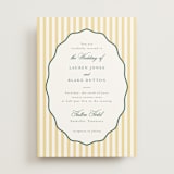 "Curved frame" - Wedding Invitations in Citrine by Emily Betts - Front