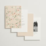 "spring draped garland" - Wedding Invitations in Spring by Phrosné Barwood - Back of Card Options