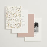 "spring draped garland" - Wedding Invitations in Dusty Rose by Phrosné Barwood - Back of Card Options