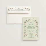 "spring draped garland" - Wedding Invitations in Spring by Phrosné Barwood - Invitation with Envelope