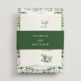 "gates and pillars" - Wedding Invitations in Sap by Becky Nimoy - Assembled with Belly Band