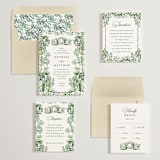 "gates and pillars" - Wedding Invitations in Sap by Becky Nimoy - Invitation Suite