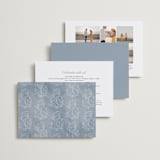 "Love Beyond Measure" - Wedding Invitations in Mineral by Oscar and Emma - Karly Depew - Back of Card