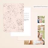 "Signature Style" - Wedding Invitations in Champagne by Design Lotus - Back of Card